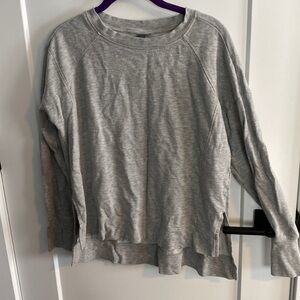 Sweaty Betty Women's Gray After Class Sport Long Sleeve Sweatshirt